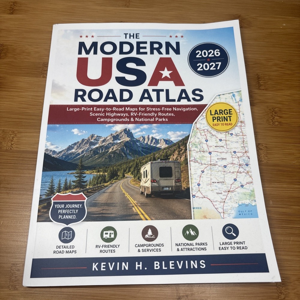 The Modern Road Atlas-USA. 2026-2027